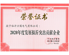 2020年度發(fā)展探沂突出貢獻(xiàn)企業(yè)
